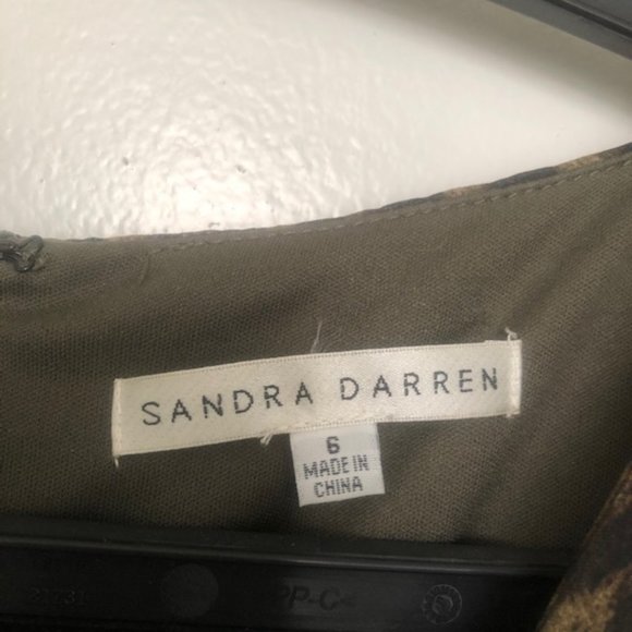 Sandra Darren Animal Print Dress - Picture 6 of 6